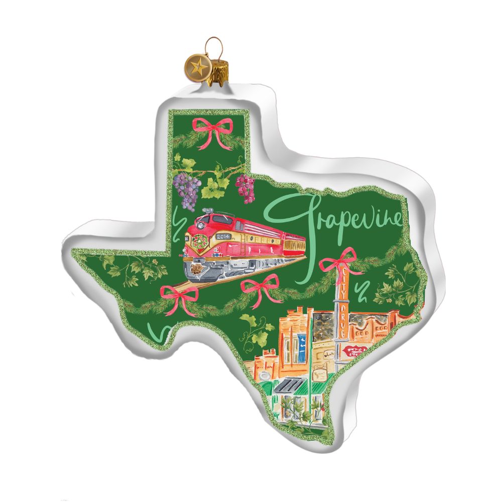 Grapevine Catherine Cartie City Capsule 2026 Texan Christmas Ornament