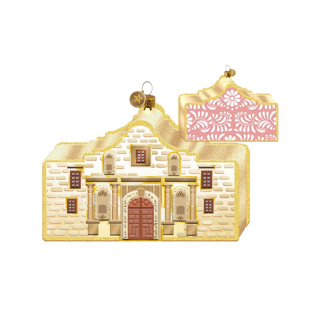 The Alamo 2026 Edition Texan Christmas Ornament