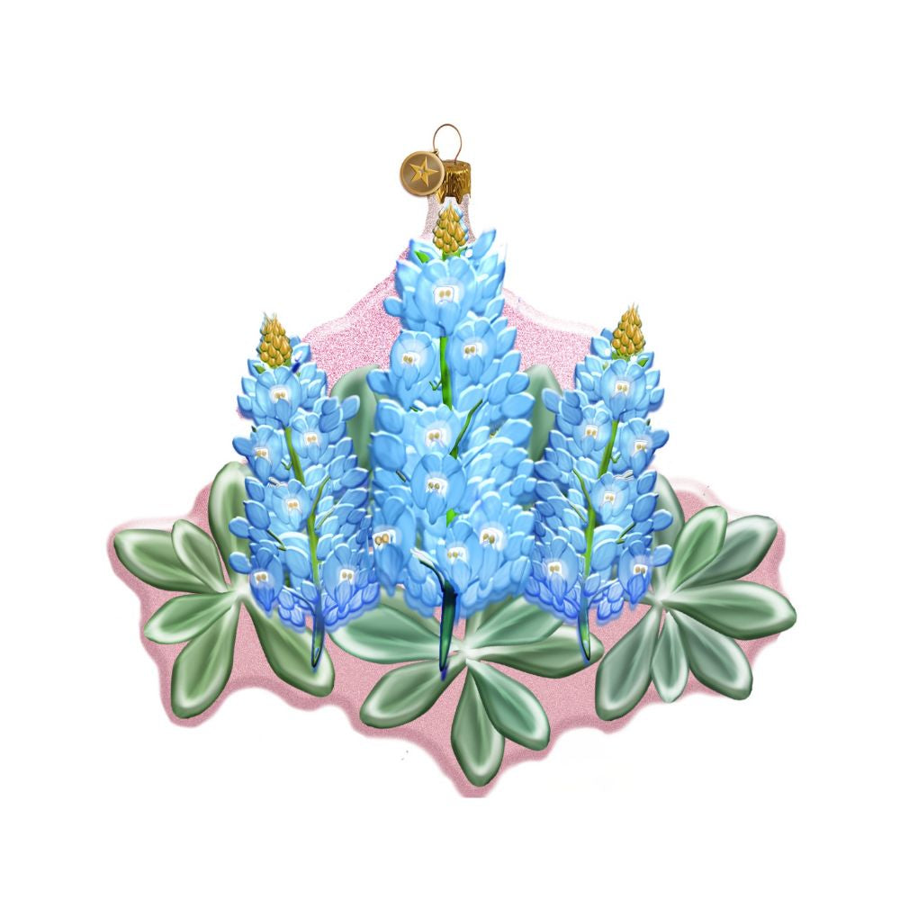 Texas Bluebonnet 2026 Texan Christmas Ornament