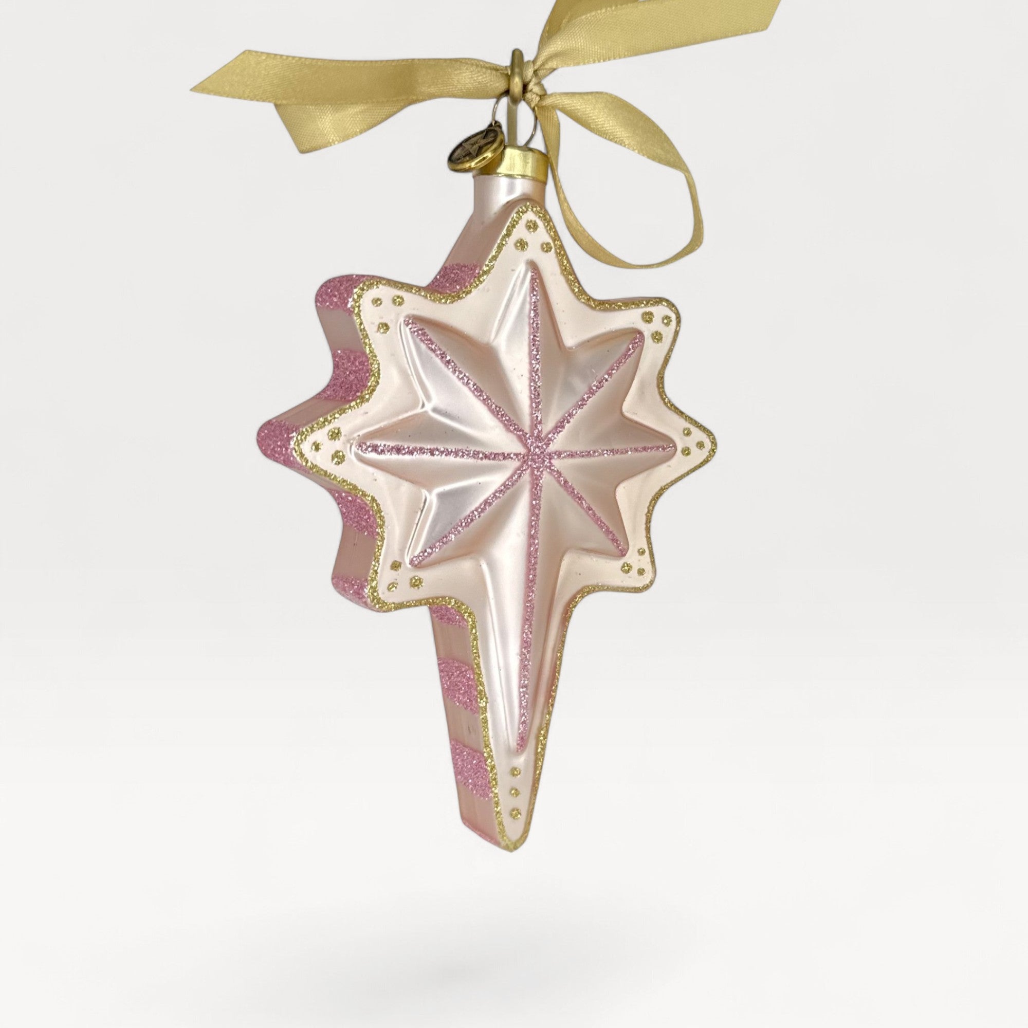2026 Star of Bethlehem Blown Glass Christmas Ornament | Christian Collectible