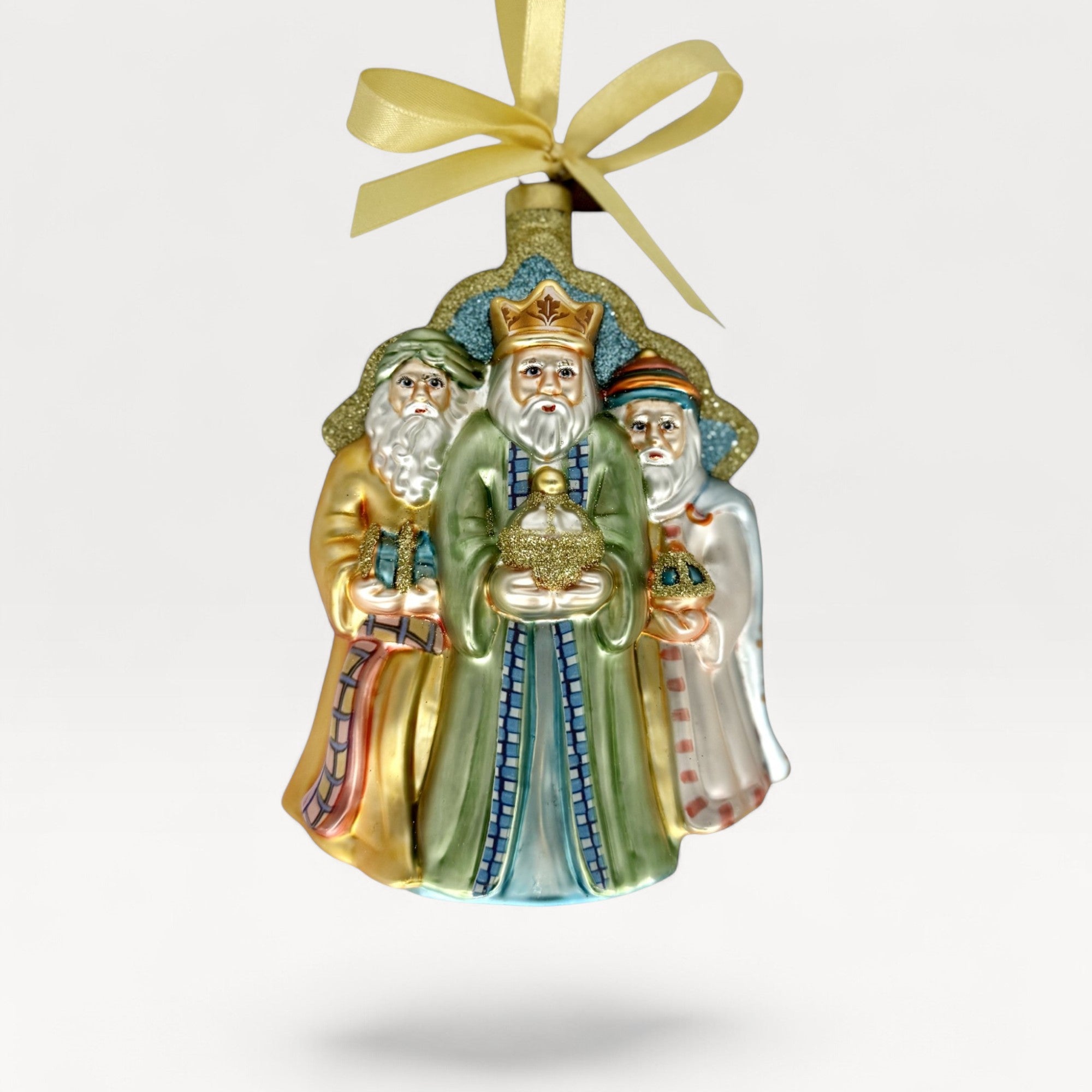2026 Three Wise Men Blown Glass Christmas Ornament | Christian Collectible