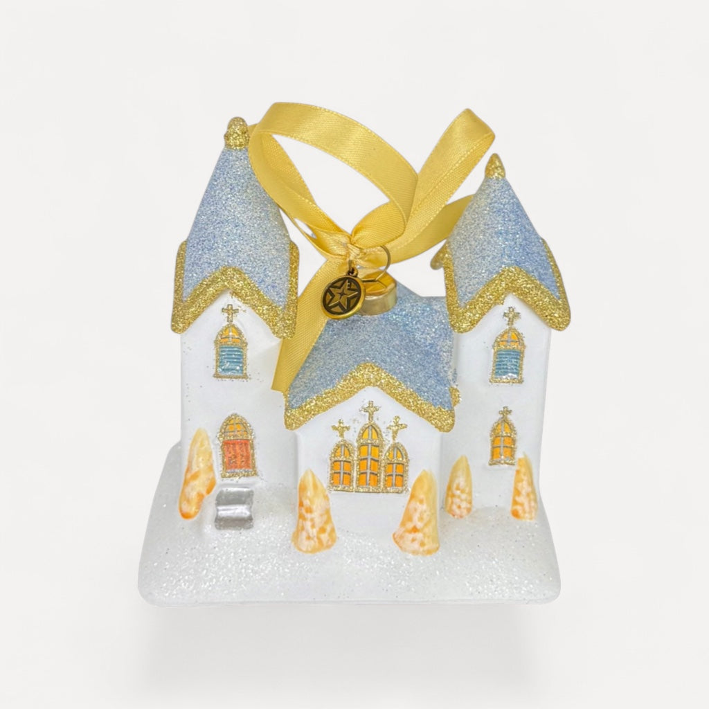 2026 Church Glass Christmas Ornament | Limited Edition Christian Ornament