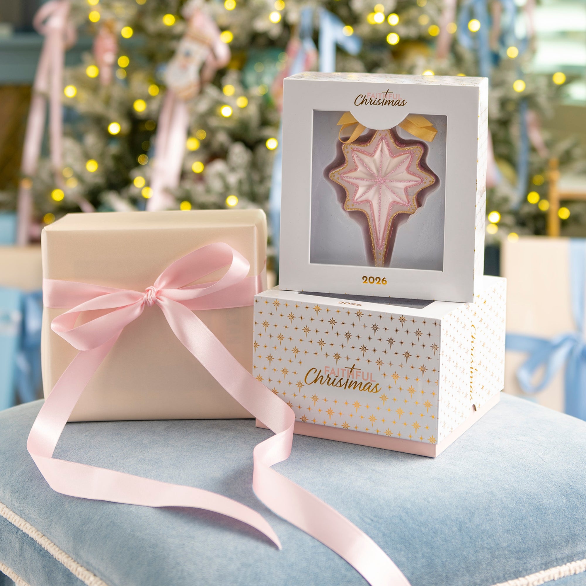 2026 Star of Bethlehem Blown Glass Christmas Ornament | Christian Collectible