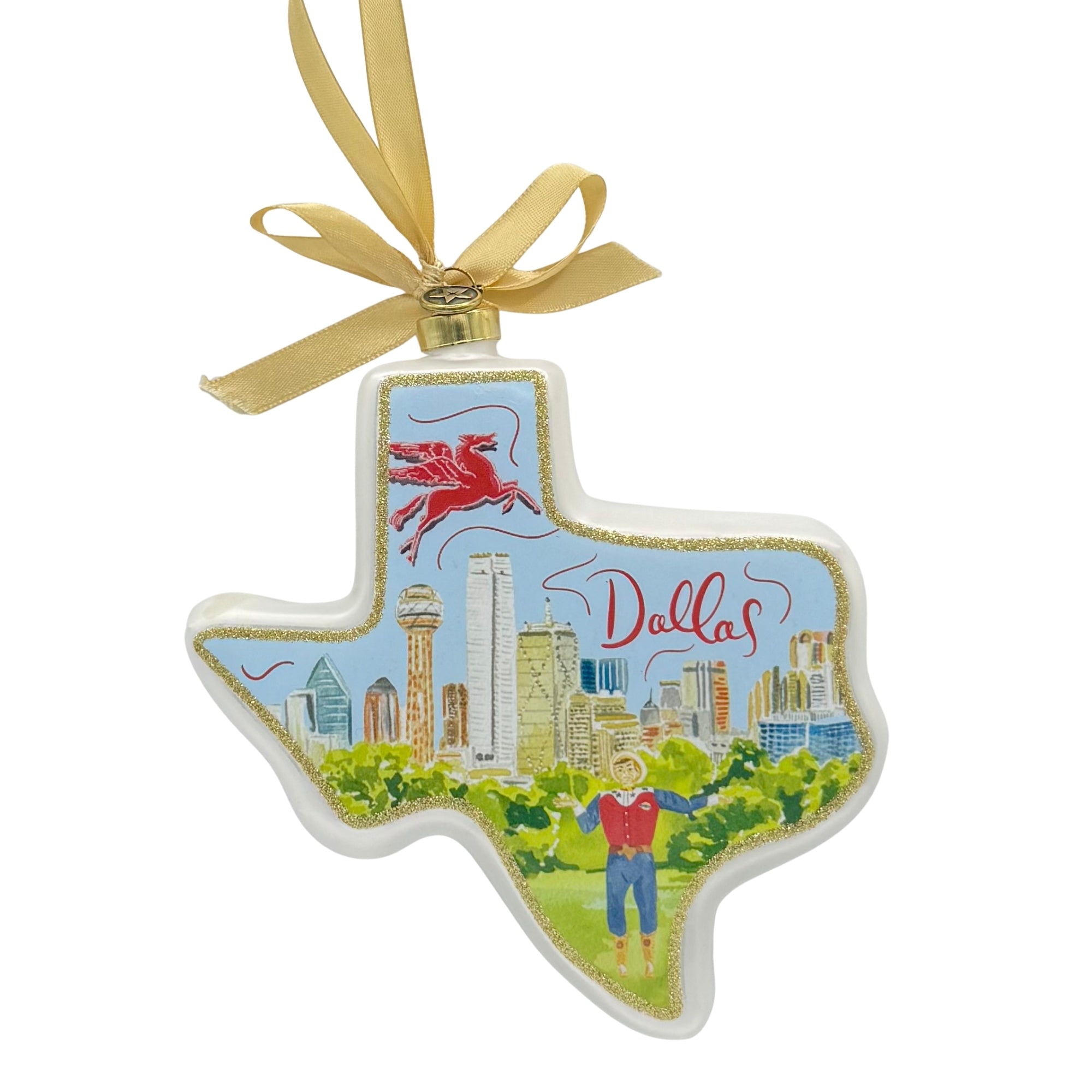 Dallas Catherine Cartie City Capsule 2026 Texan Christmas Ornament