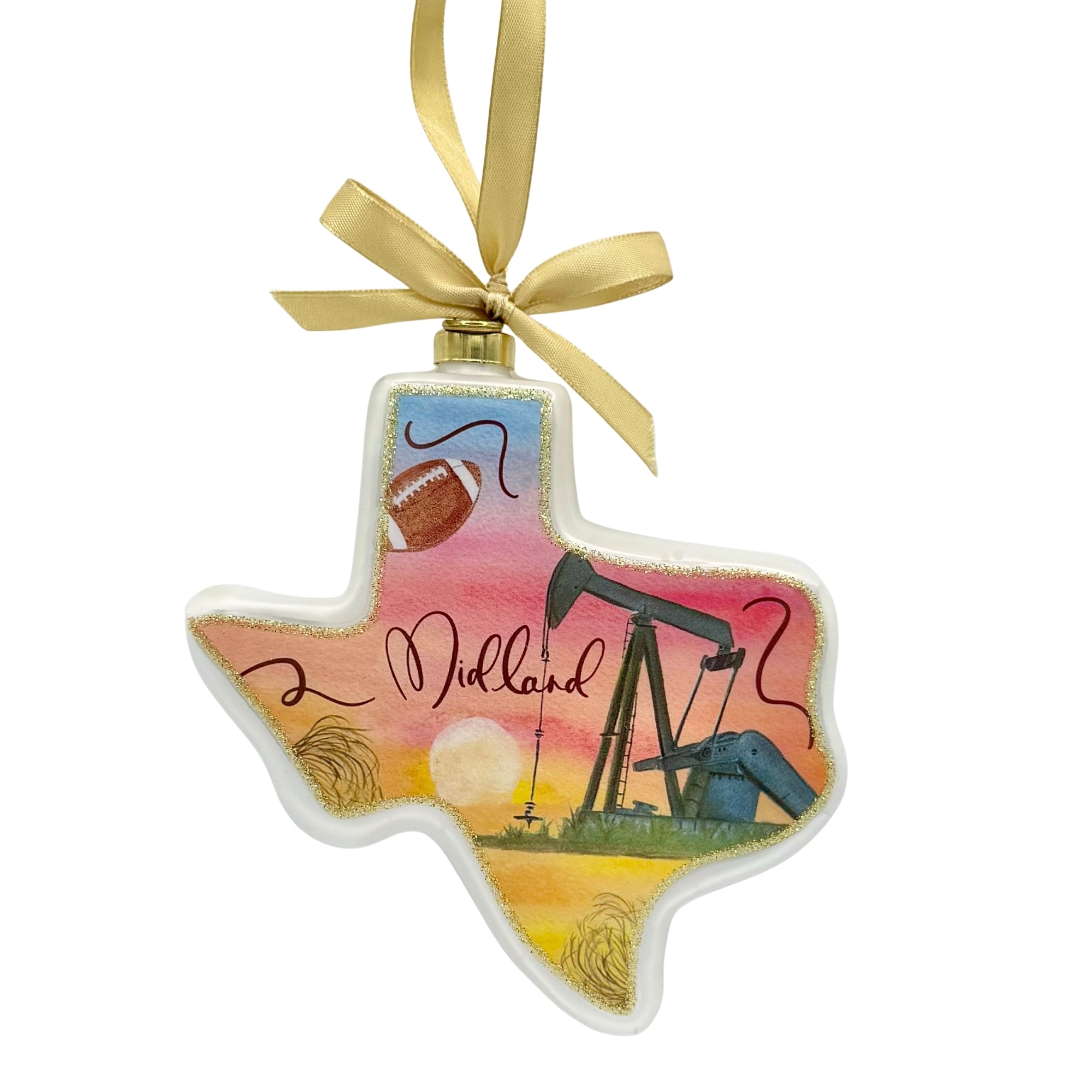 Midland Catherine Cartie City Capsule 2026 Texan Christmas Ornament