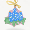 Texas Bluebonnet Blown Glass Christmas Ornament | Texan Christmas 2026 Edition