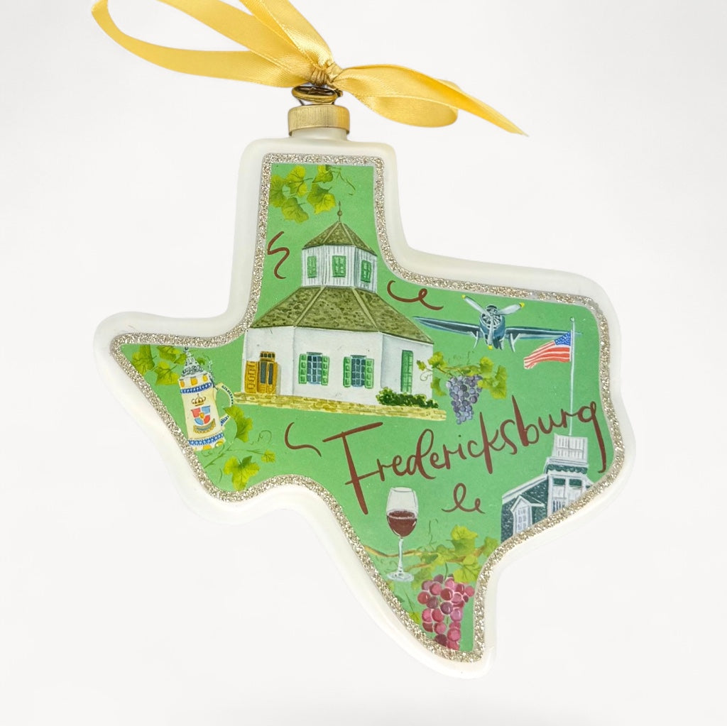Fredericksburg Catherine Cartie City Capsule 2026 Texan Christmas Ornament
