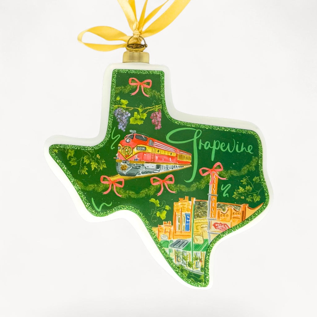 Grapevine Catherine Cartie City Capsule 2026 Texan Christmas Ornament